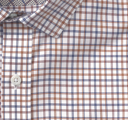 White Multi Tattersall Plaid