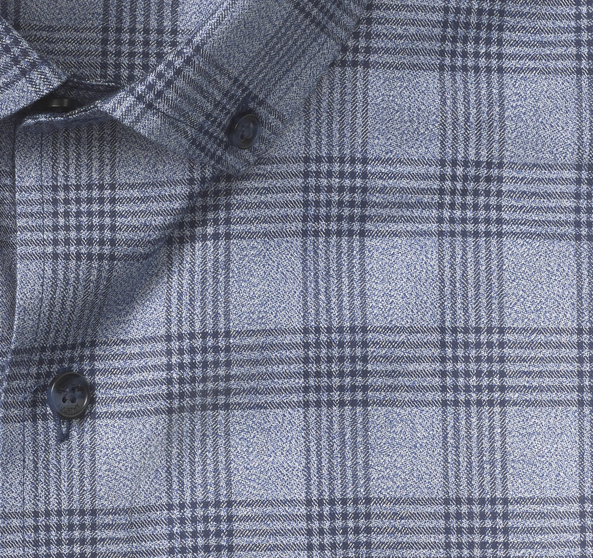 Navy Jaspe Tonal Check