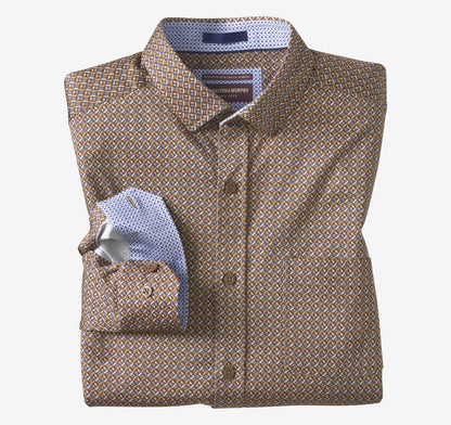 Brown/Navy Multi Diamond