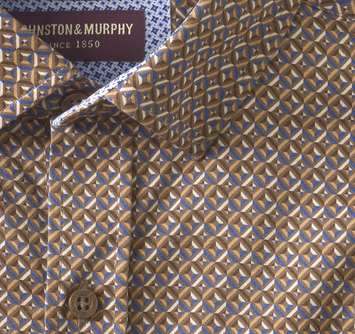 Brown/Navy Multi Diamond