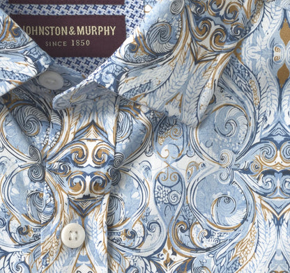 Blue/Brown Large Medallion