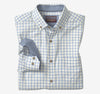 Blue Windowpane Grid