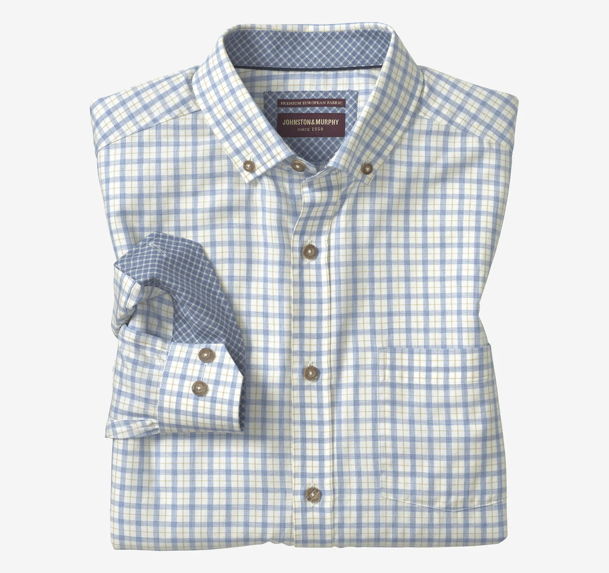 Blue Windowpane Grid
