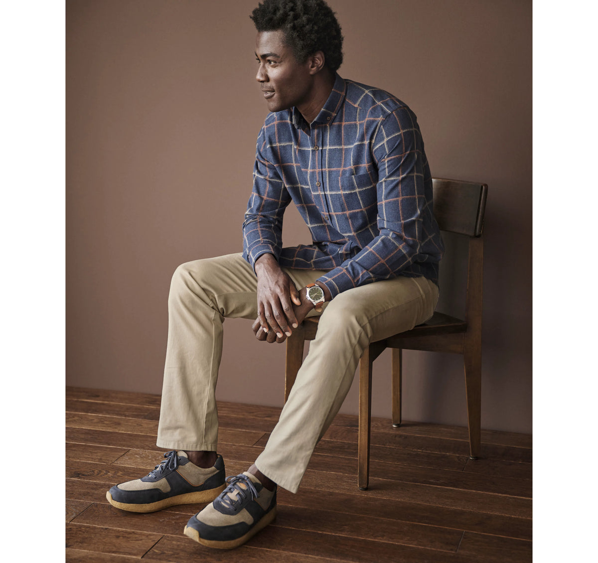 Blue Multi Two-Tone Windowpane
