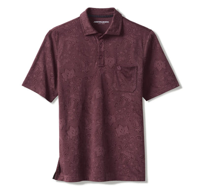 Burgundy Paisley