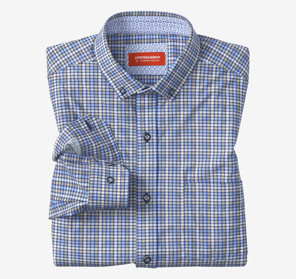 Blue/Tan Check