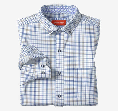 Blue/Tan Plaid
