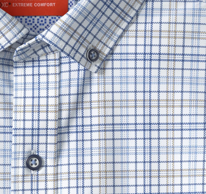 Blue/Tan Plaid