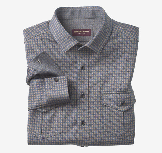 Blue/Brown Windowpane