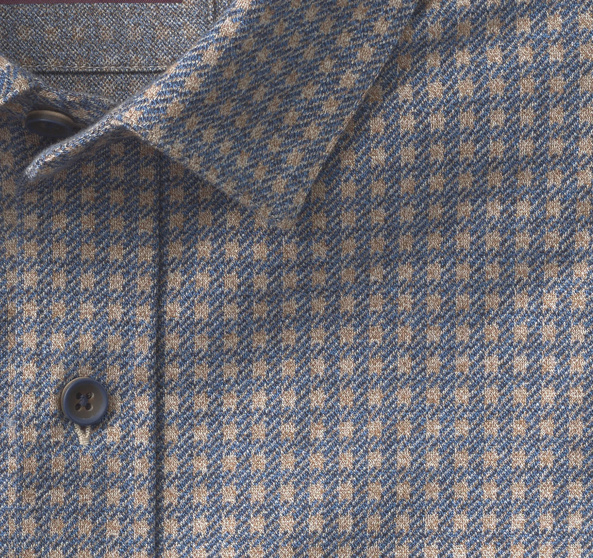 Blue/Brown Windowpane