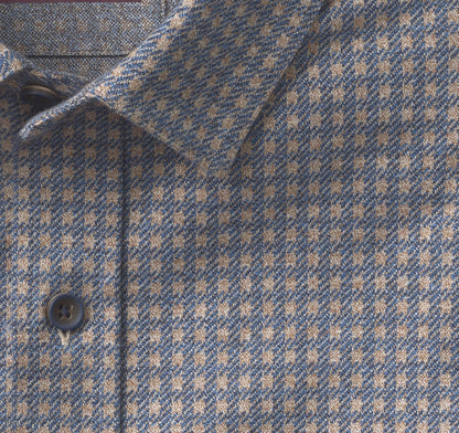 Blue/Brown Windowpane