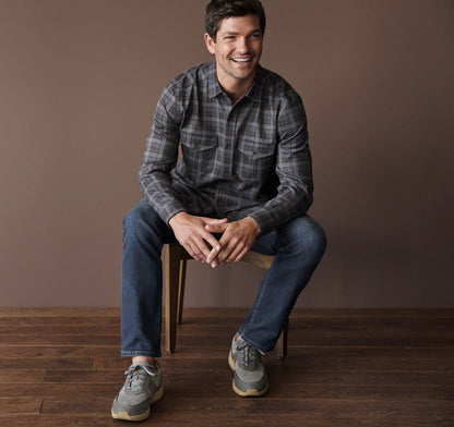 Gray/Blue Plaid