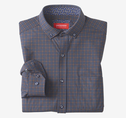 Navy/Rust Tattersall