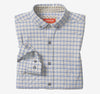 Tan/Navy Two-Tone Gingham