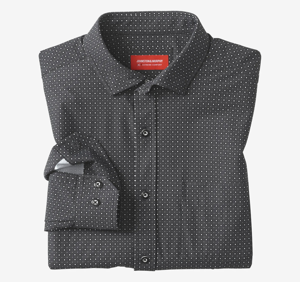 Black Circle Diamond Print