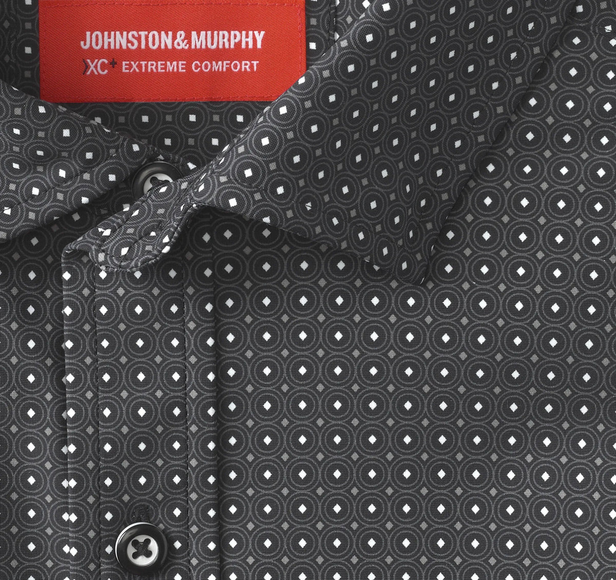 Black Circle Diamond Print