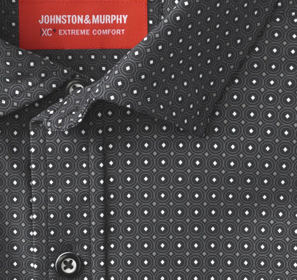 Black Circle Diamond Print