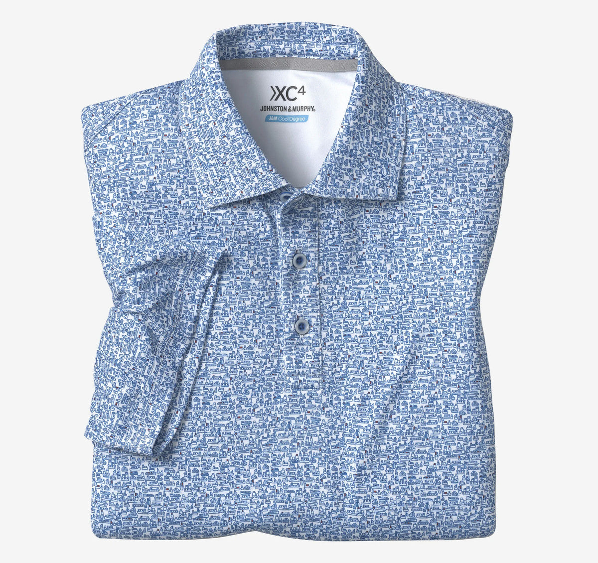 White/Navy Boat