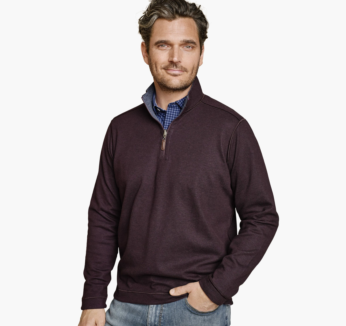 Burgundy/Blue