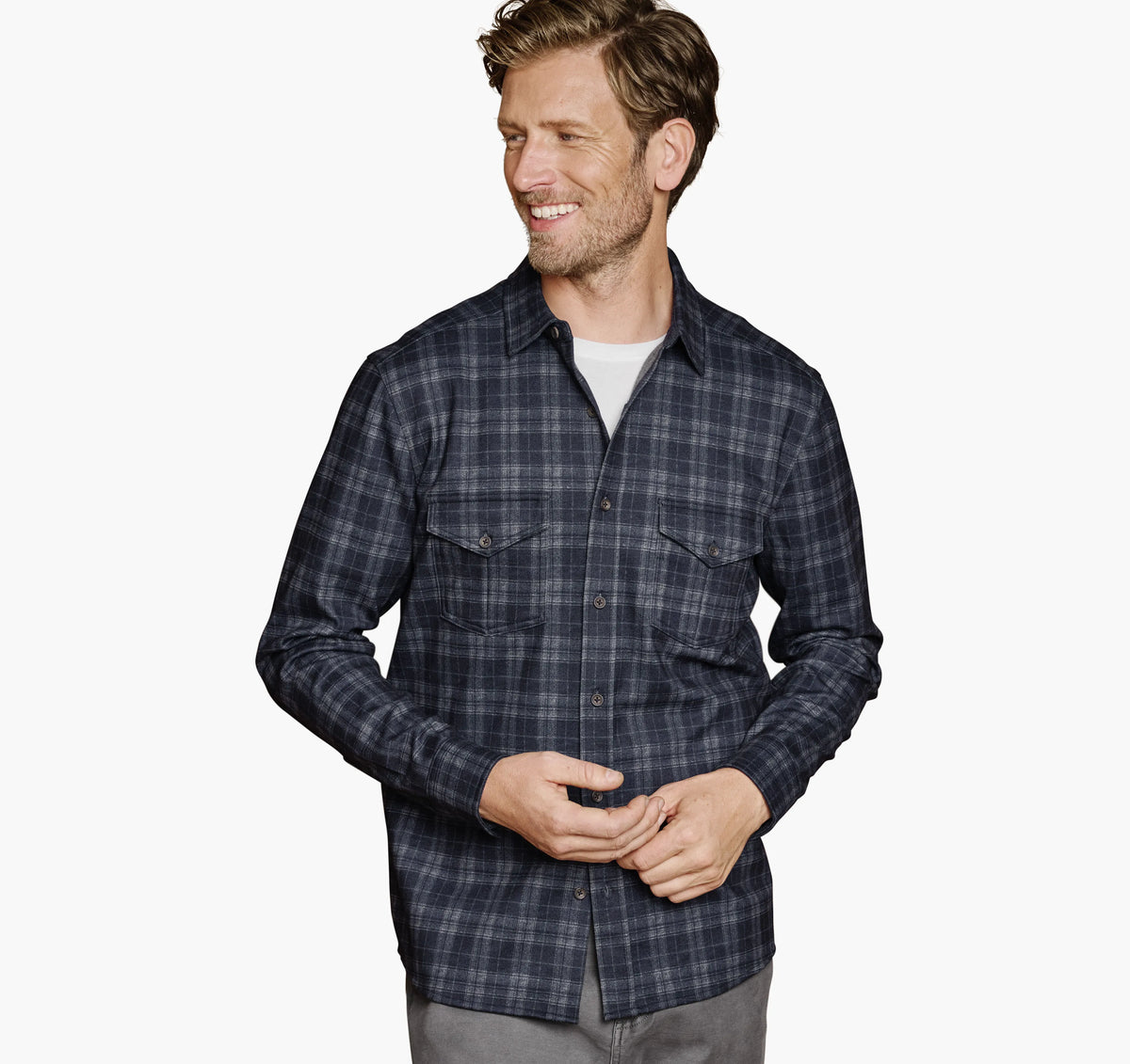 Navy Plaid