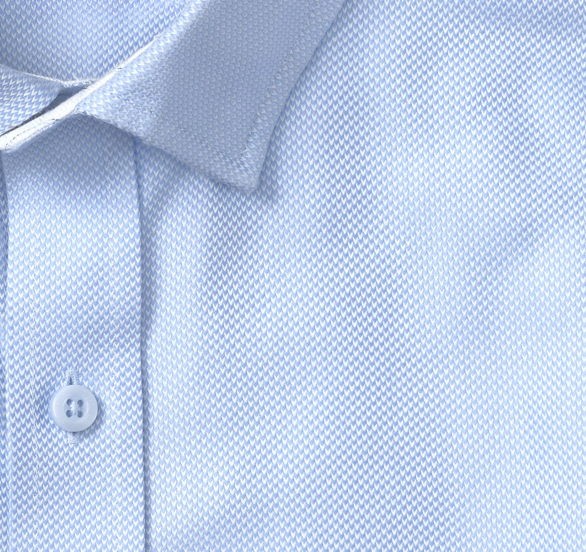 Blue Solid Birdseye