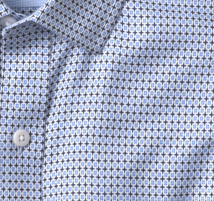 Blue Outlined Squares