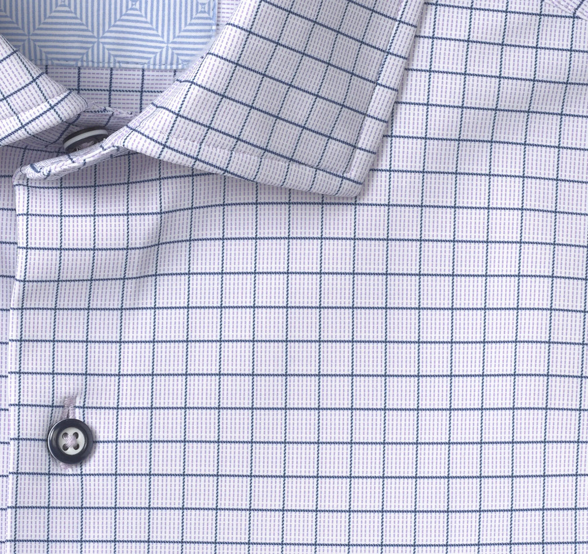 Purple/Navy Dotted Windowpane