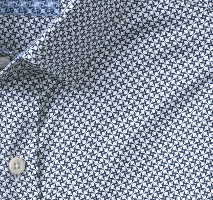 White/Navy Fan
