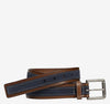 Brown Leather/Navy Suede