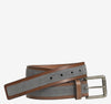 Brown Leather/Gray Suede