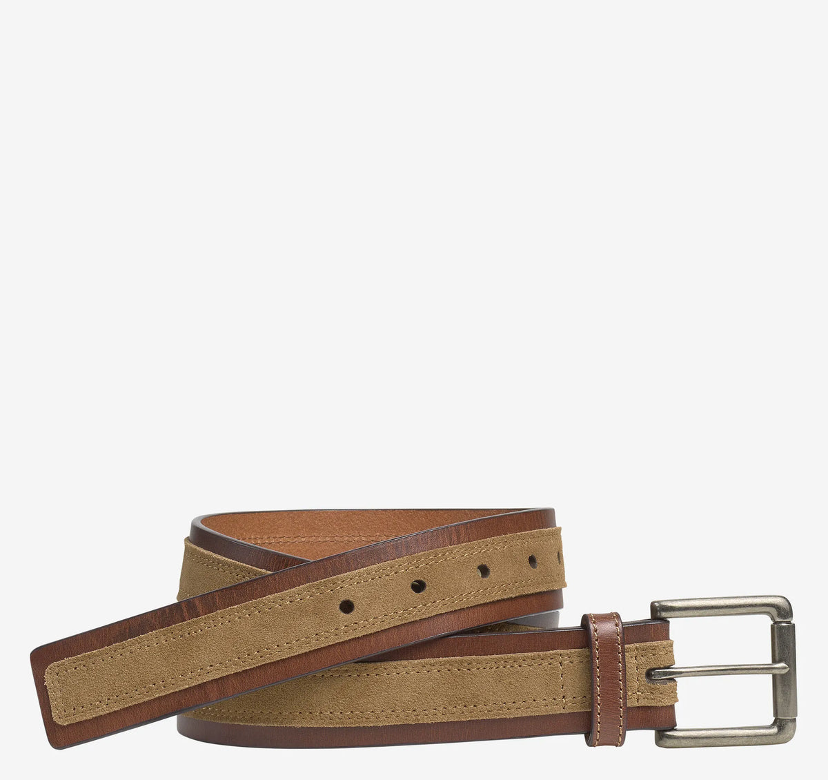 Brown Leather/Camel Suede