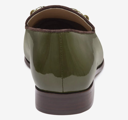 Olive Patent Leather
