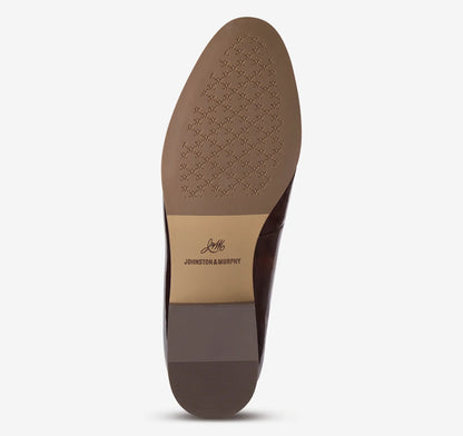 Dark Brown Brushed Italian Patent Leather