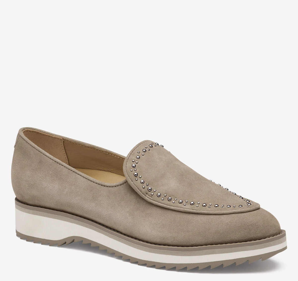 Taupe Kid Suede