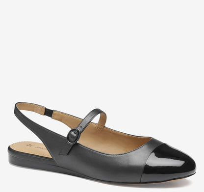 Black Glove Leather/Patent Leather