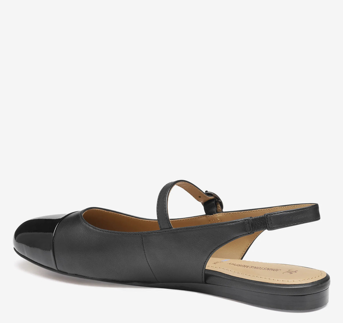 Black Glove Leather/Patent Leather
