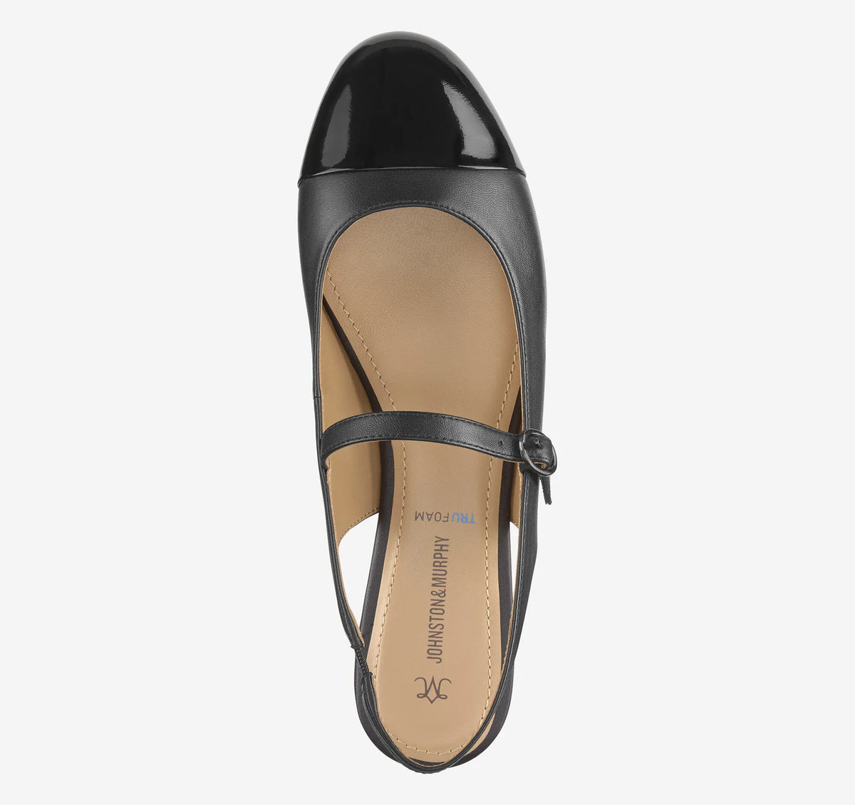 Black Glove Leather/Patent Leather