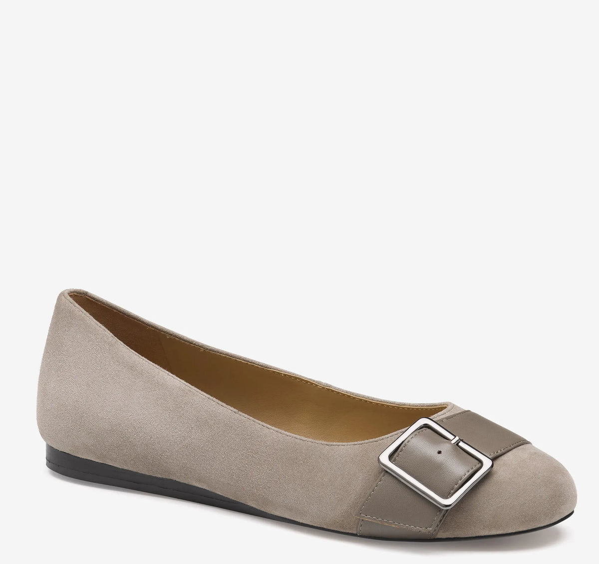Taupe Kid Suede/Glove Leather