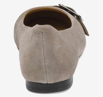 Taupe Kid Suede/Glove Leather