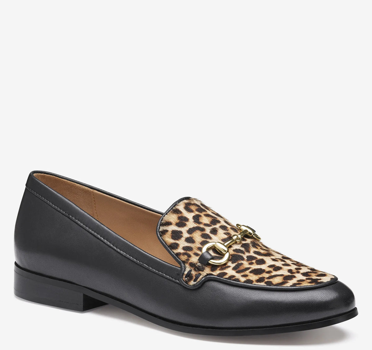 Black Glove Leather/Leopard Haircalf