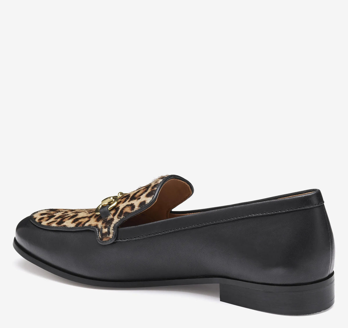 Black Glove Leather/Leopard Haircalf