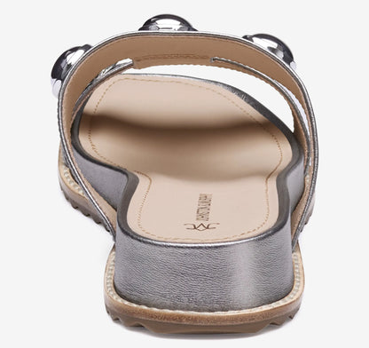 Pewter Metallic Sheepskin