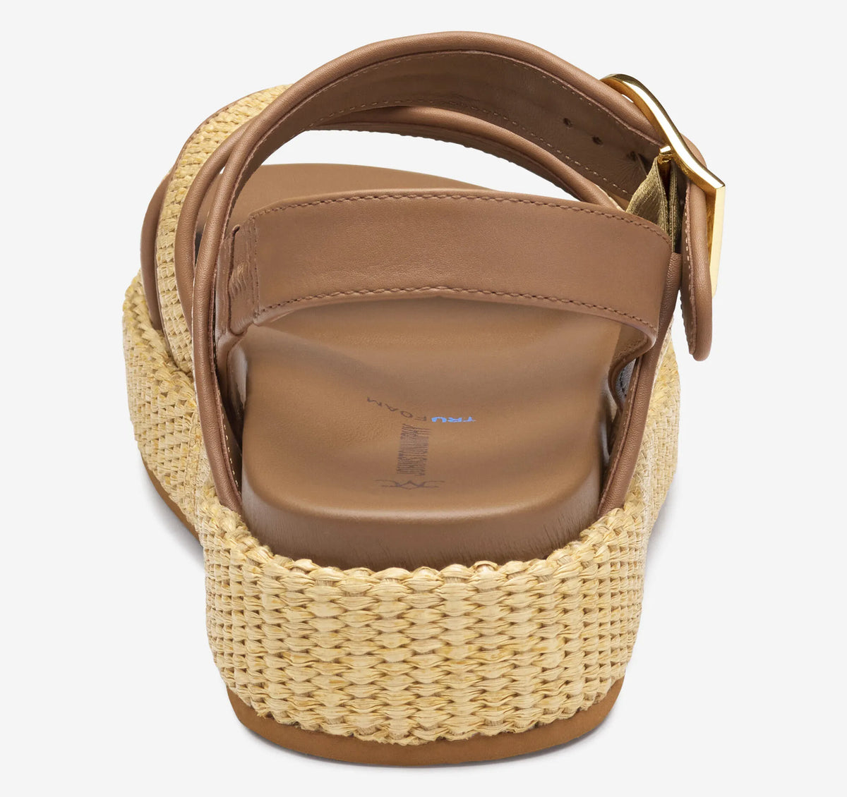 Natural Raffia/Cognac Nappa Leather