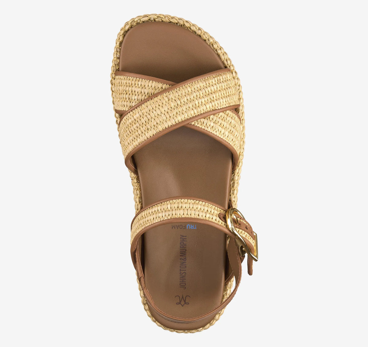 Natural Raffia/Cognac Nappa Leather