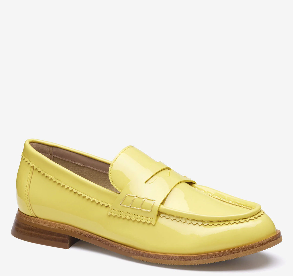 Yellow Patent Leather