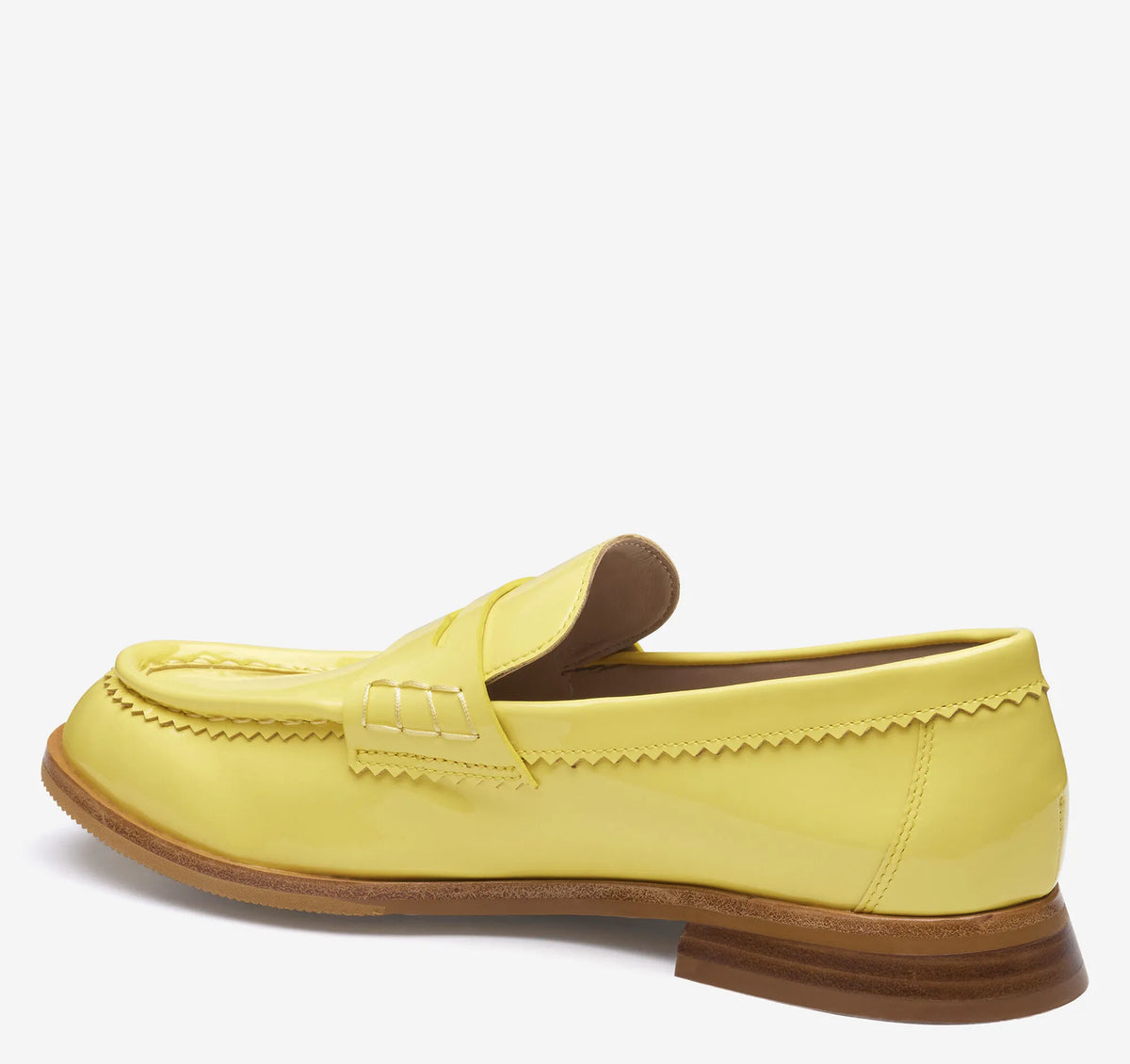 Yellow Patent Leather