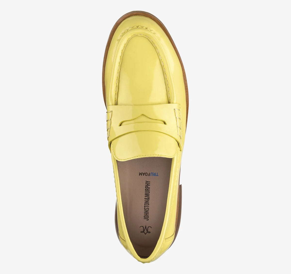 Yellow Patent Leather