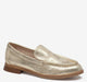 Champagne Metallic Italian Kid Suede