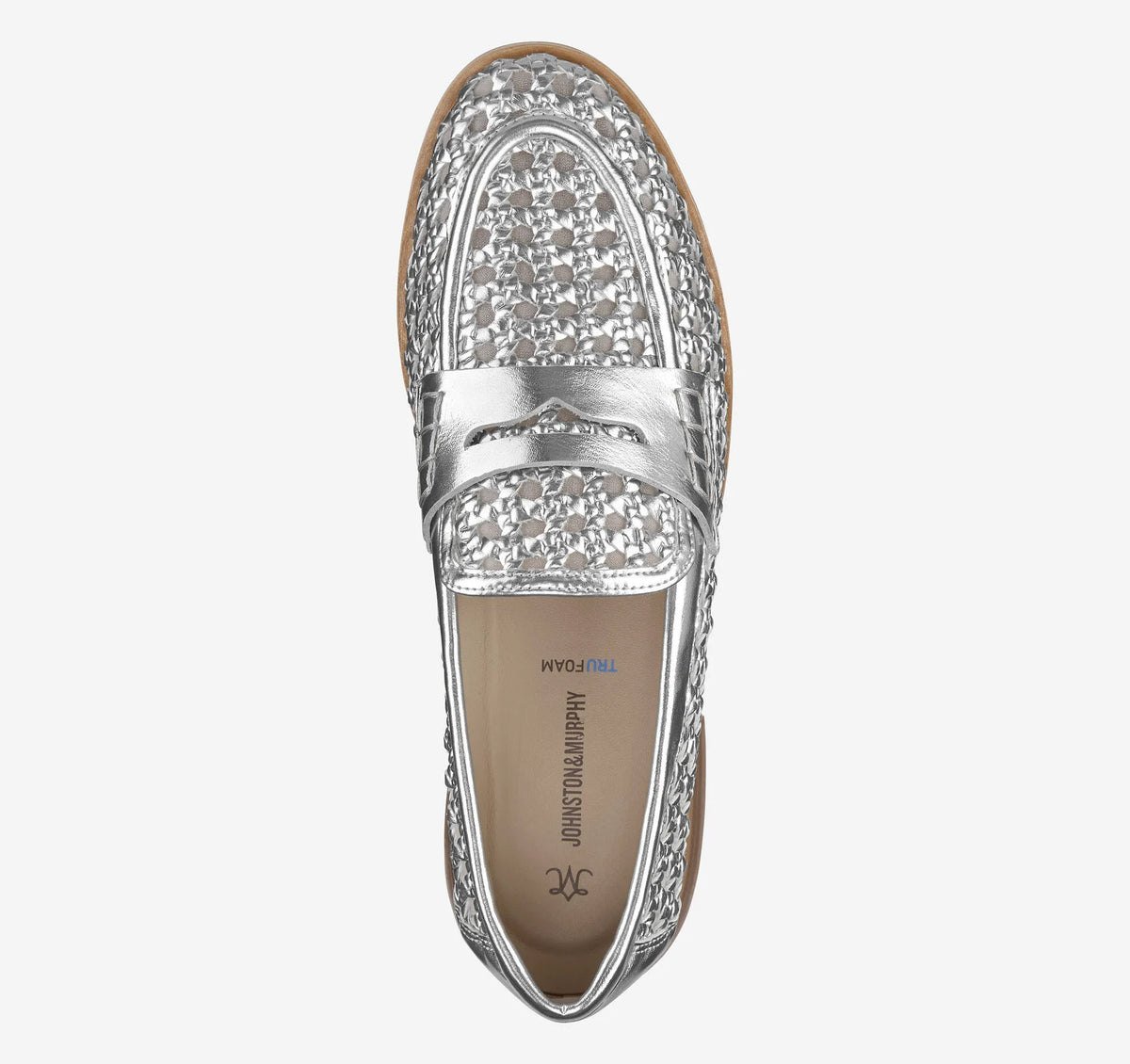 Silver Metallic Faux Leather