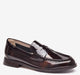Dark Brown Brushed Italian Patent Leather